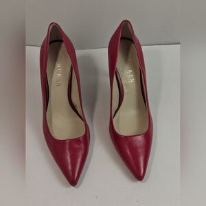LAUREN Ralph Lauren 'Adena' Pump Heels Women's Red Pumps
